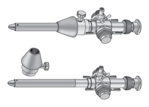 Illustration that shows two type of Hasson Cannulas