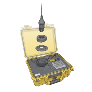 Exploded-View-Hydrophone-Assembly A exploded view technical illustration that shows the parts of hydrophone tester