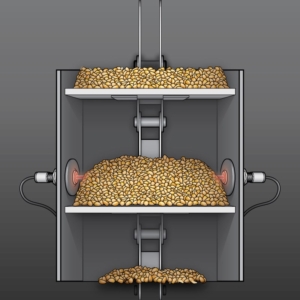 Smartyield-Pro A technical illustration that shows the Raven Industries Smartyield Pro harvest monitoring and data logging